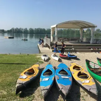 Faltboot Test am Erbacher See