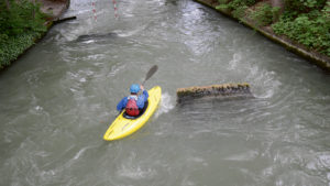 Kehrwasserfahren Je nach Situation fährt man ein Kehrwasser spitzer (wie hier) oder flacher an.