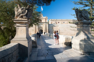 Stadttor von Mdina: Maltas Hauptstadt vor Valletta.