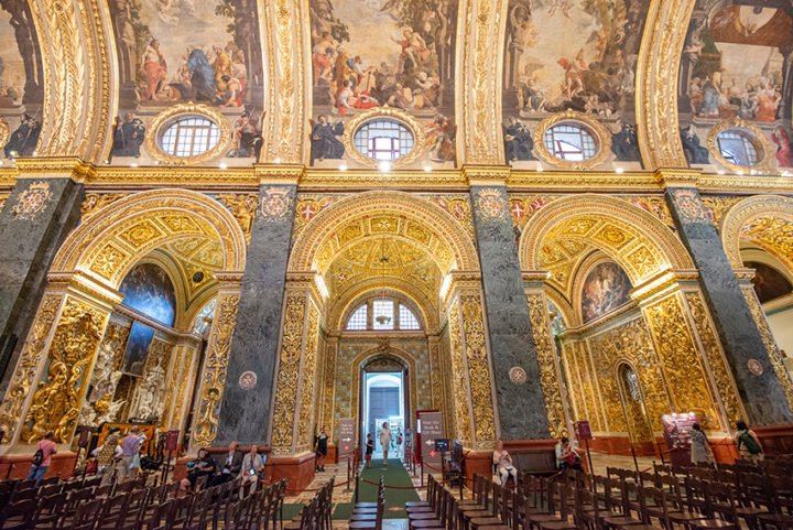 Glanzvoll: die St. John's Co-Cathedral in Valletta.