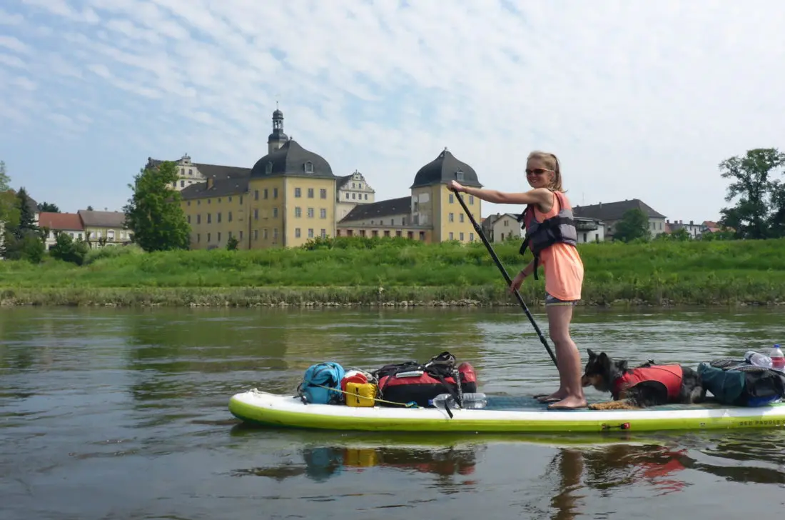 Elbe per SUP