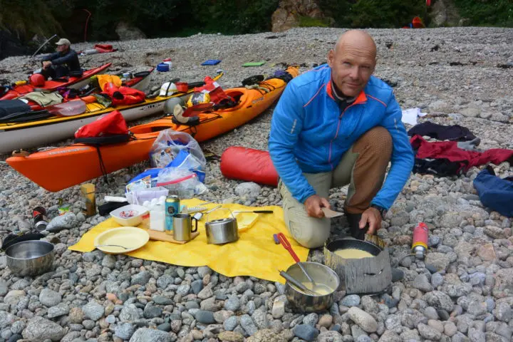Seekayak packen - Essen