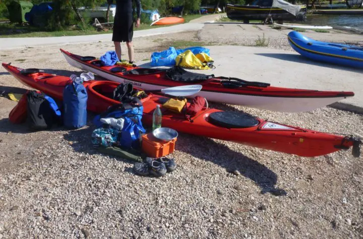 Seekayak packen