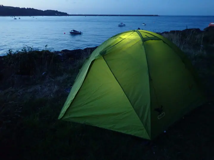 Seekayak packen - schlafen